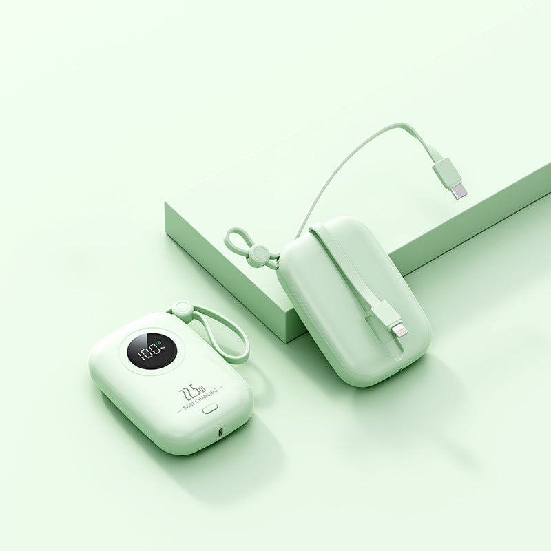 22.5W Power Bank 20000mAh - Built-in Cable for Outdoor Use