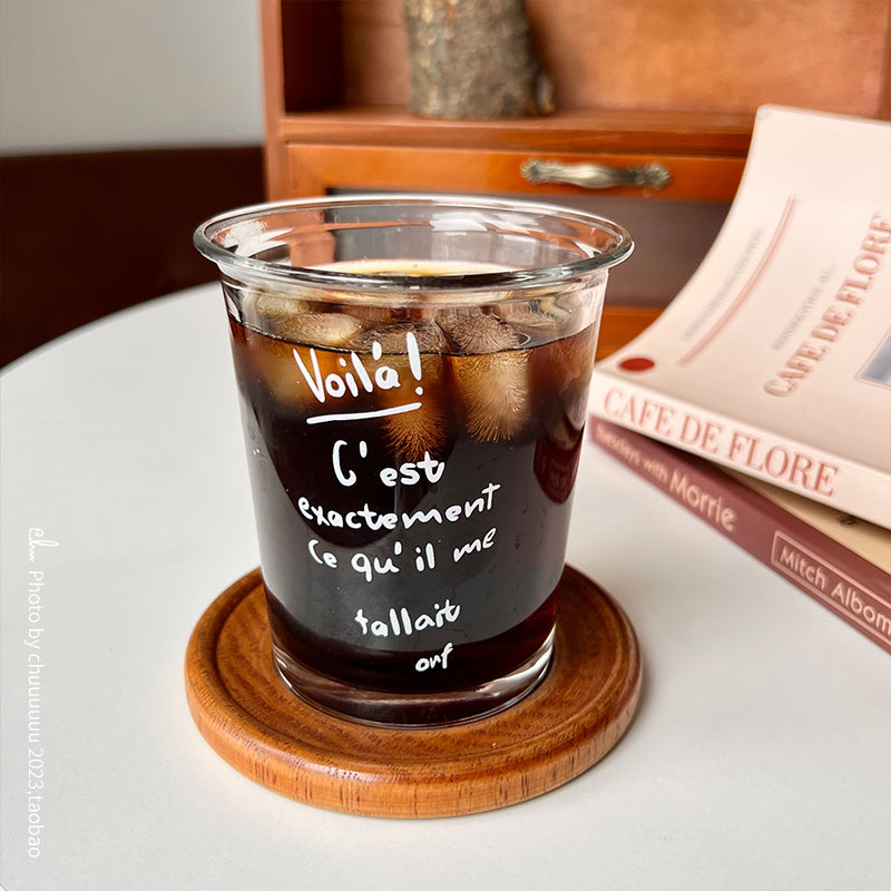 Thickened High Temp Resistant Feng Shui Glass Coffee Cup for Holiday Gifts