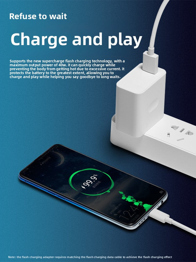 Huawei P40/Mate 30/40 Fast Charger - 40W with Cable