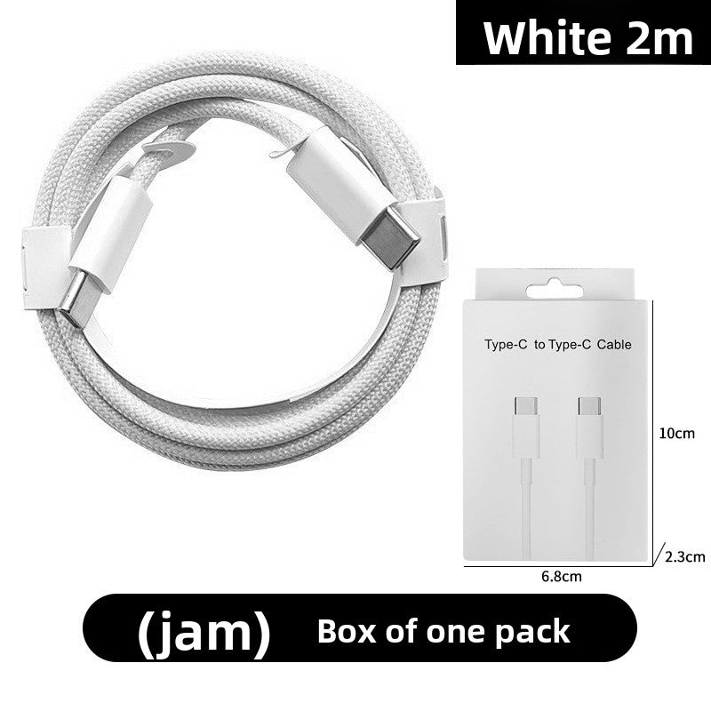 PD60W Fast Charging Cable - Type-C Braided for iPhone 16/15