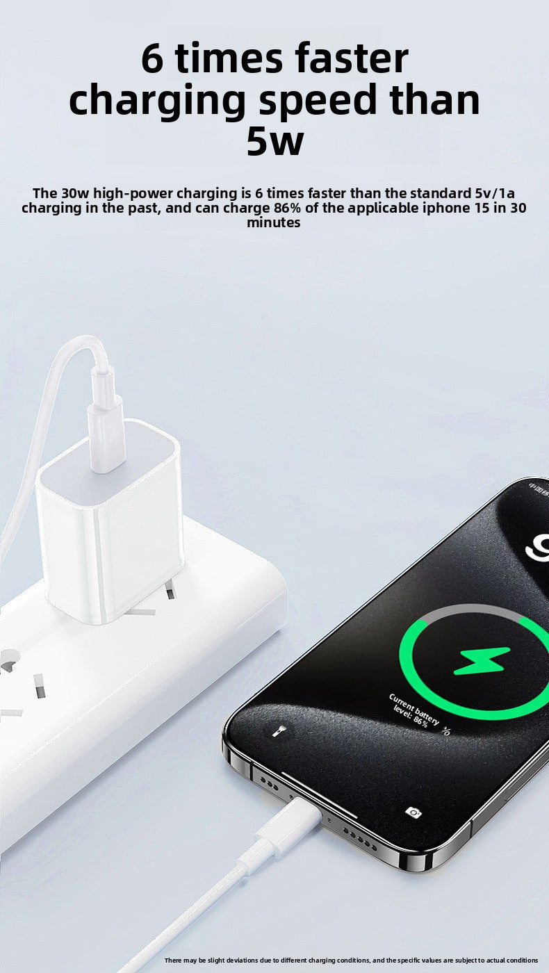 Fast Charging Apple 15 Compatible PD30W Charger
