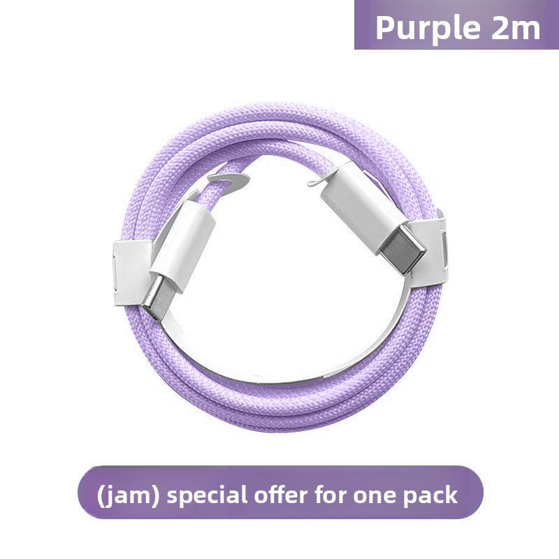 PD60W Fast Charging Cable - Type-C Braided for iPhone 16/15