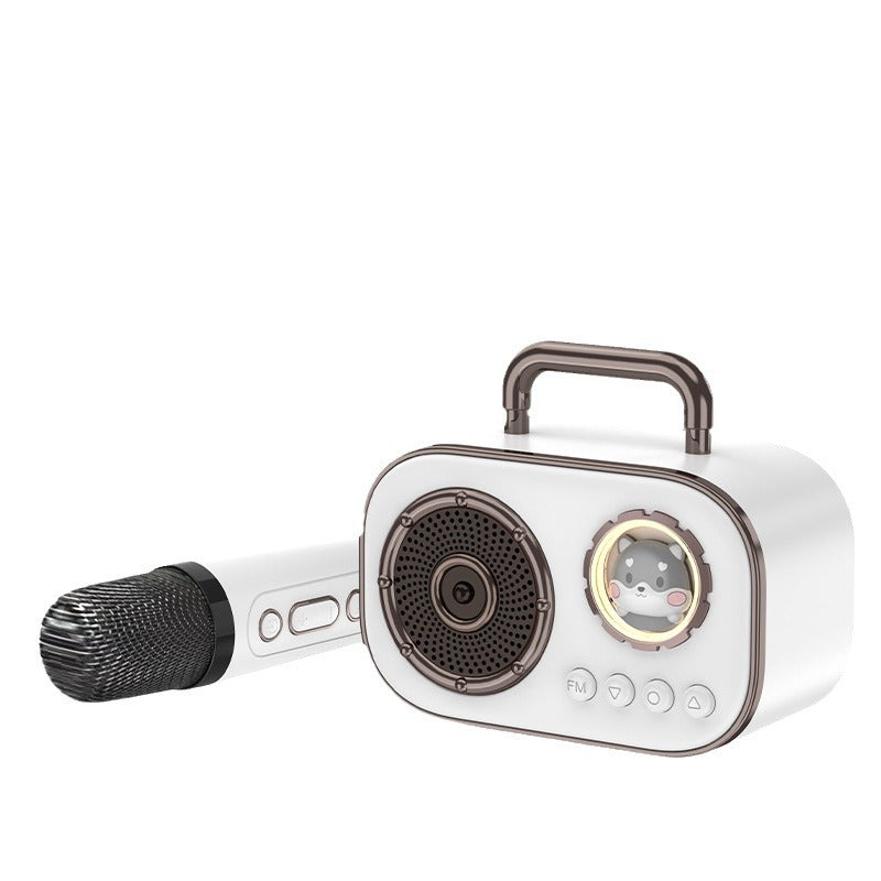 Creative Space Capsule Bluetooth Speaker Portable for Outdoor Singing with Mic