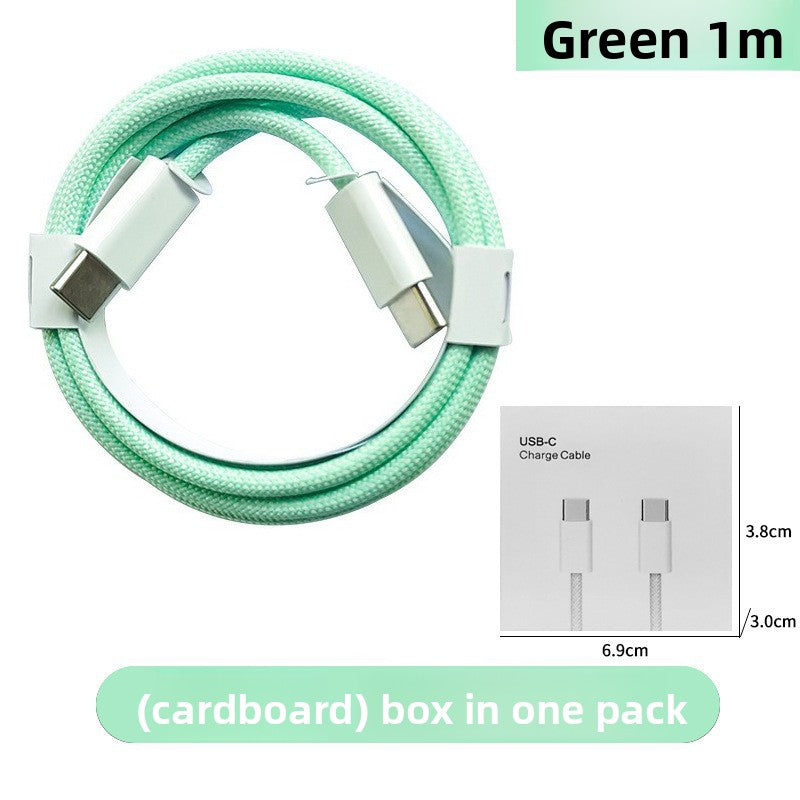 PD60W Fast Charging Cable - Type-C Braided for iPhone 16/15