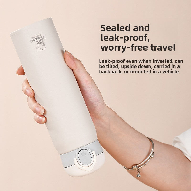 Snoopy Official Cartoon 316 Food Grade Stainless Steel Insulated Cup Portable Flip Lid Car Cup Large Capacity Water Cup