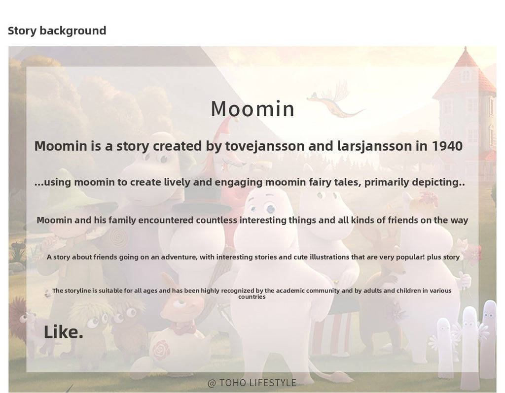 Finland Moomin Cute Portable Stainless Steel Kids Coffee Water Cup