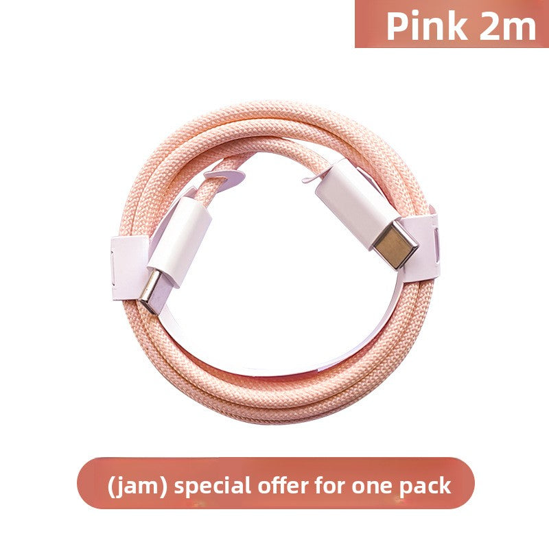 PD60W Fast Charging Cable - Type-C Braided for iPhone 16/15