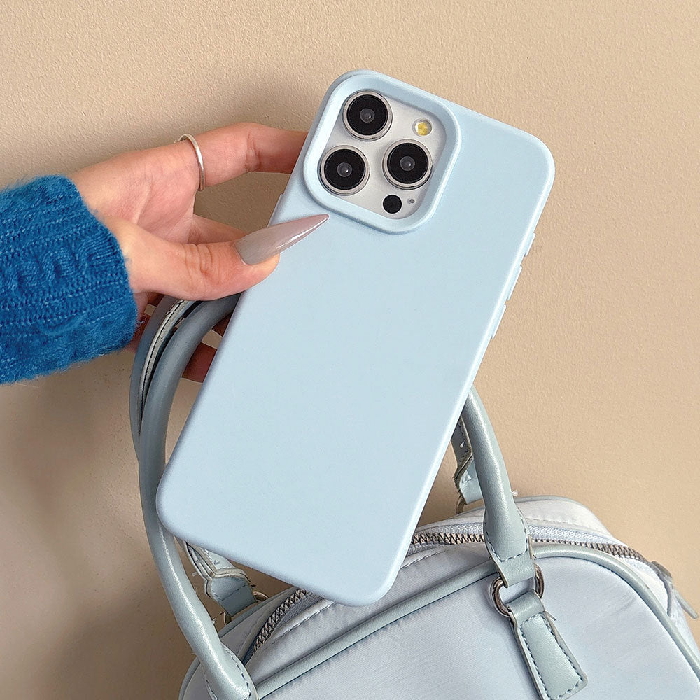 iPhone 17/15 Pro Silicone Case - Solid Color Skin Feel Shockproof