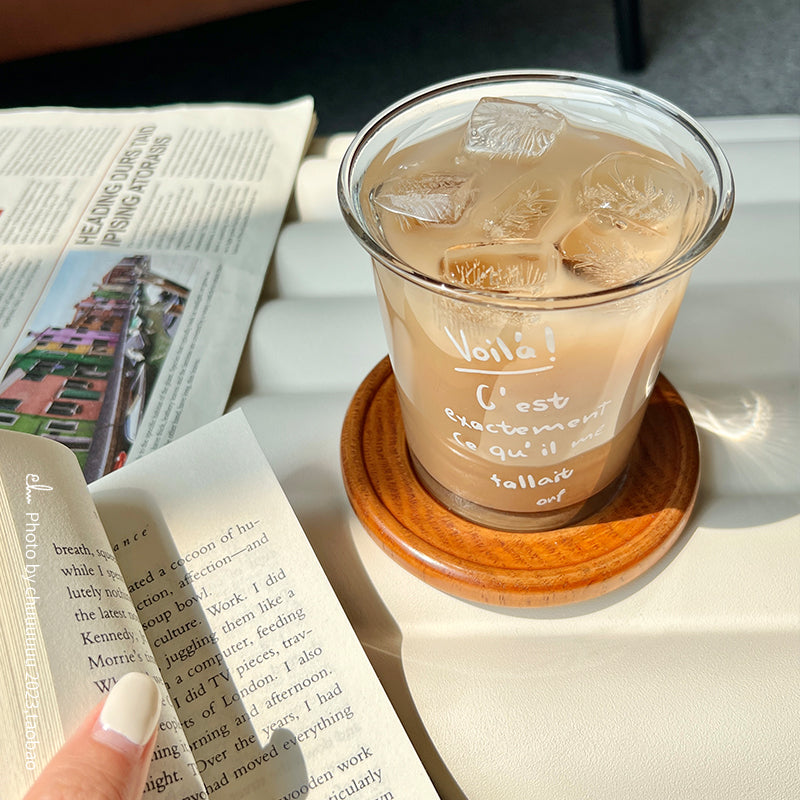 Thickened High Temp Resistant Feng Shui Glass Coffee Cup for Holiday Gifts