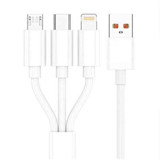 M11 3-in-1 Charging Cable - 6A Fast Charge (iPhone/Android/Type-C)