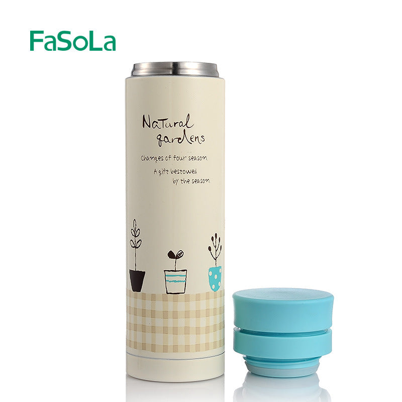 FaSoLa Winter Stainless Steel Insulated Office Cup for Women Kids