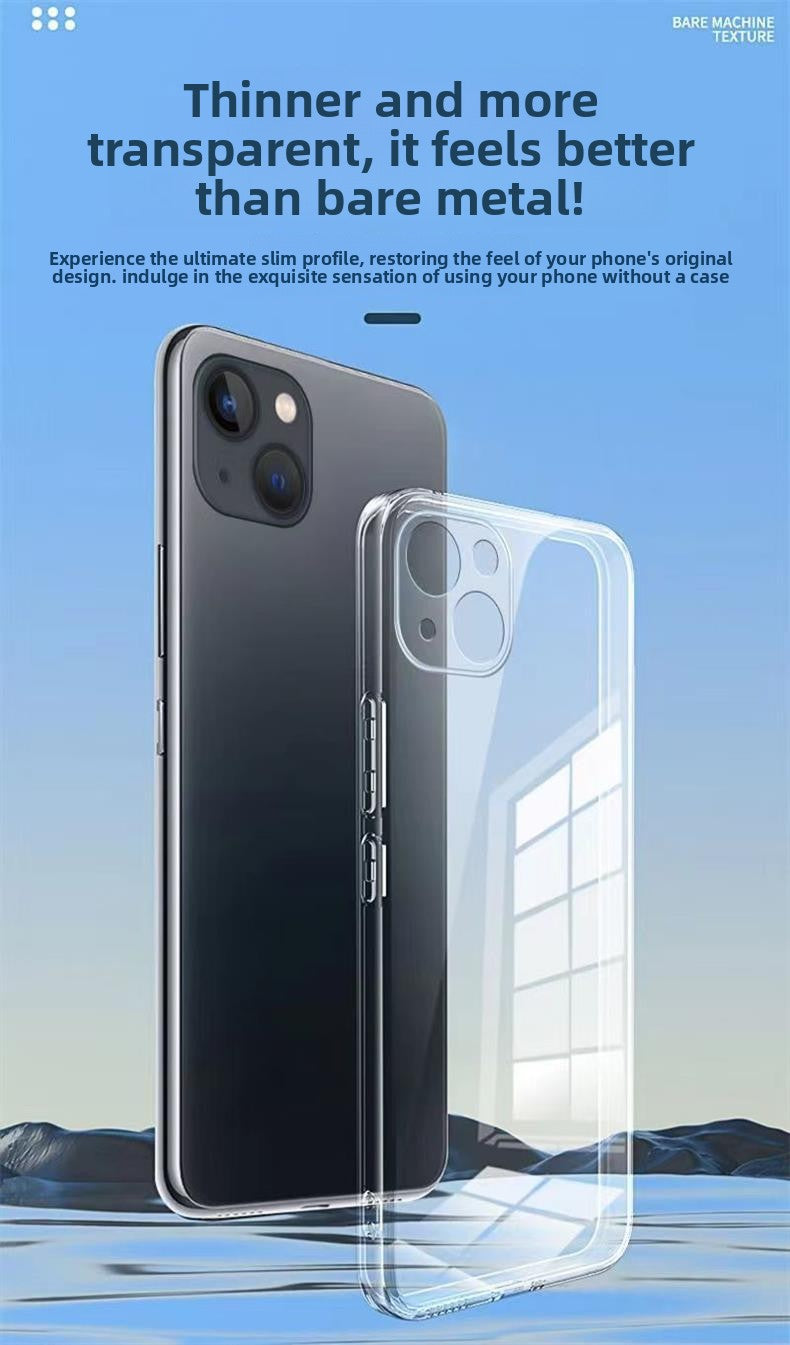 iPhone 13 Pro Max Transparent Case - Ultra-Thin Silicone Shockproof