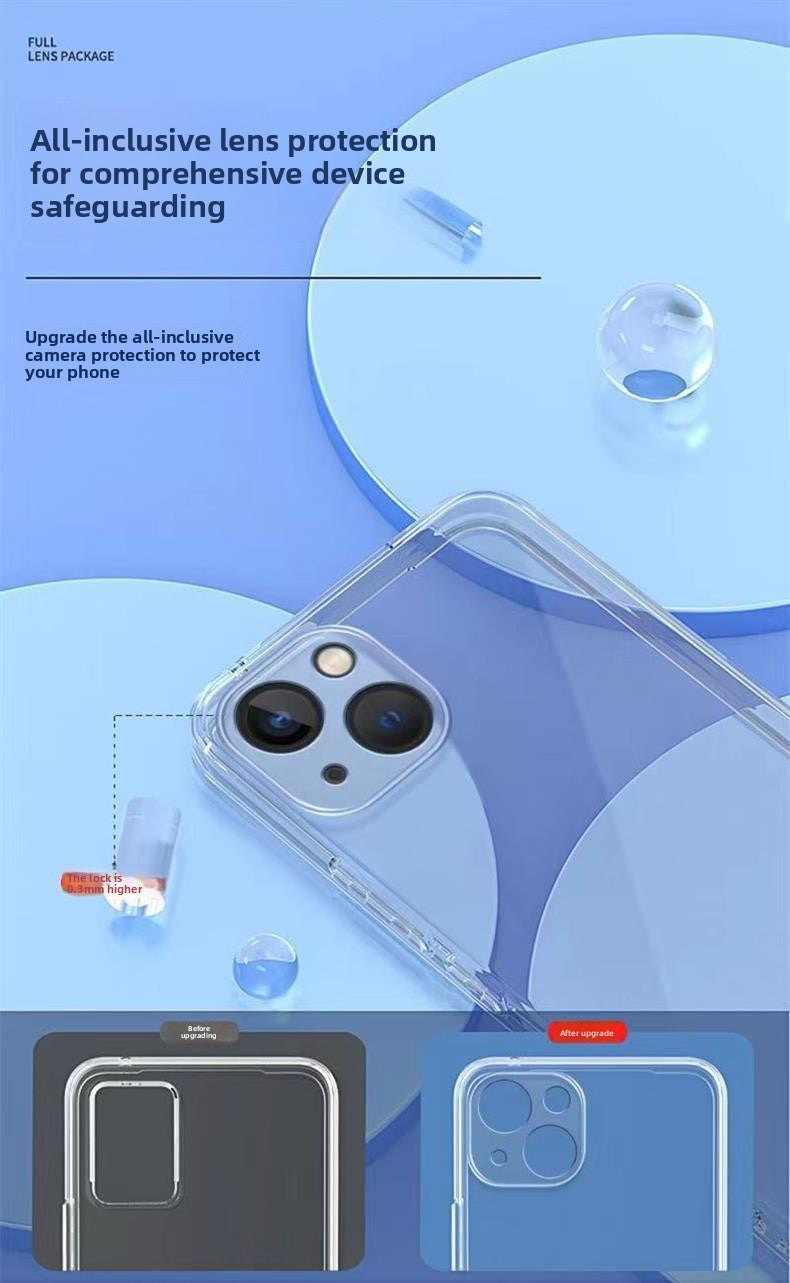 iPhone 13 Pro Max Transparent Case - Ultra-Thin Silicone Shockproof