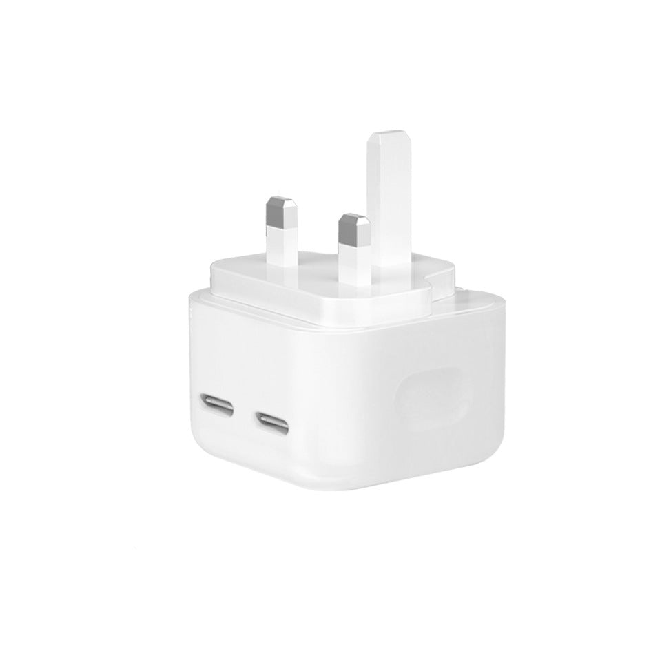50W Fast PD Charger for Apple 15 Dual TYPE-C 35W Charging Ports