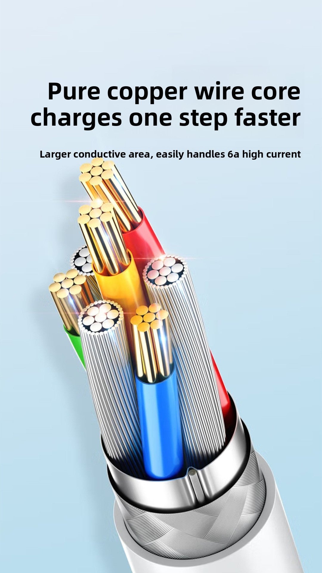 M11 3-in-1 Charging Cable - 6A Fast Charge (iPhone/Android/Type-C)