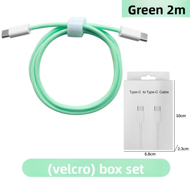 PD60W Fast Charging Cable - Type-C Braided for iPhone 16/15