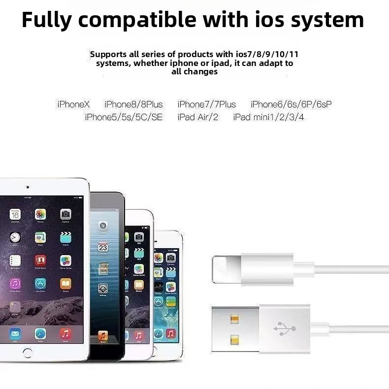 3m Extended Short Cable for Fast Charge Apple iPhone