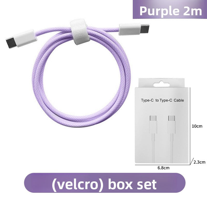 PD60W Fast Charging Cable - Type-C Braided for iPhone 16/15