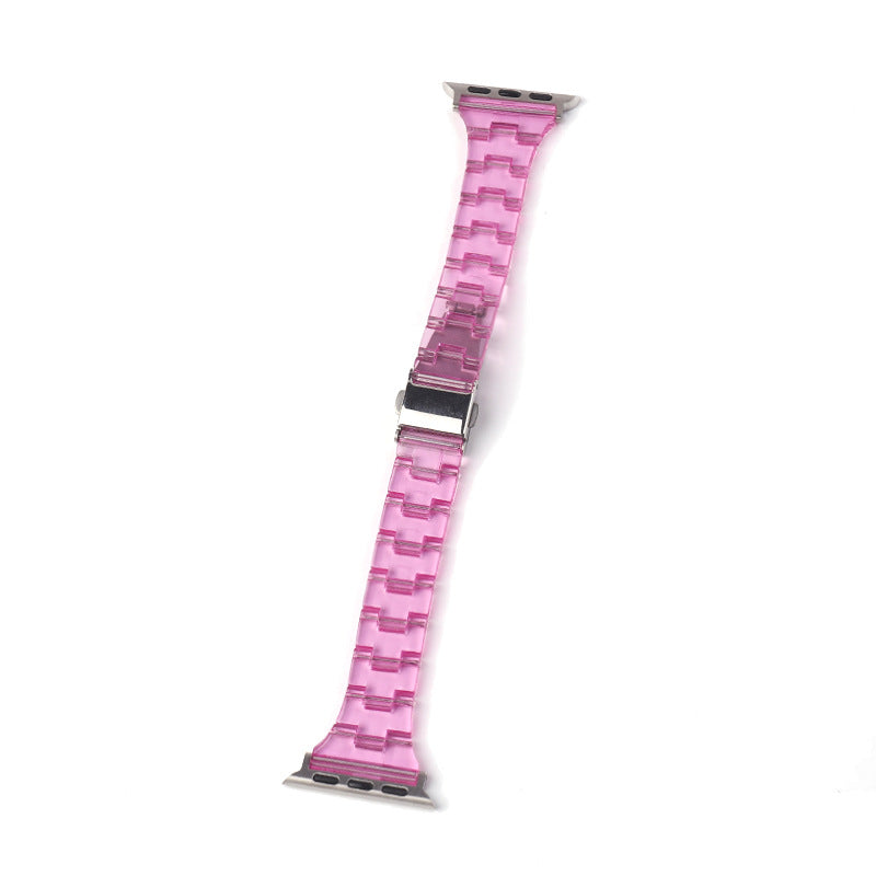 New Model Candy Rainbow Apple iWatch Resin Band for All Series