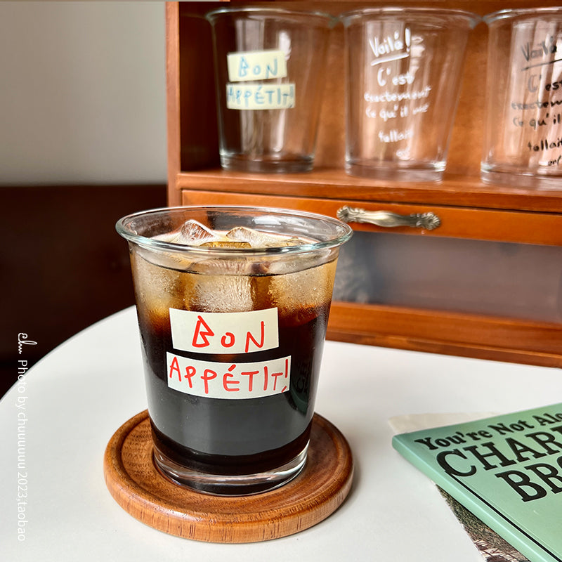 Thickened High Temp Resistant Feng Shui Glass Coffee Cup for Holiday Gifts