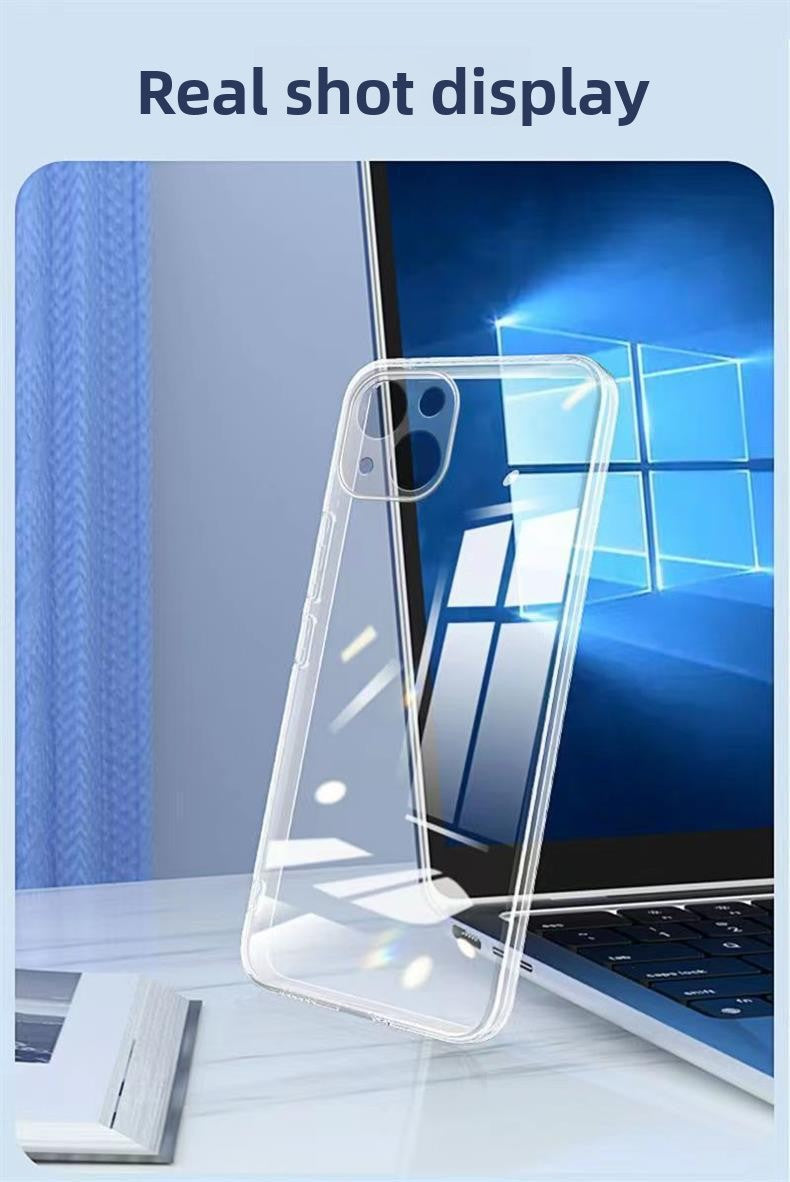 iPhone 13 Pro Max Transparent Case - Ultra-Thin Silicone Shockproof