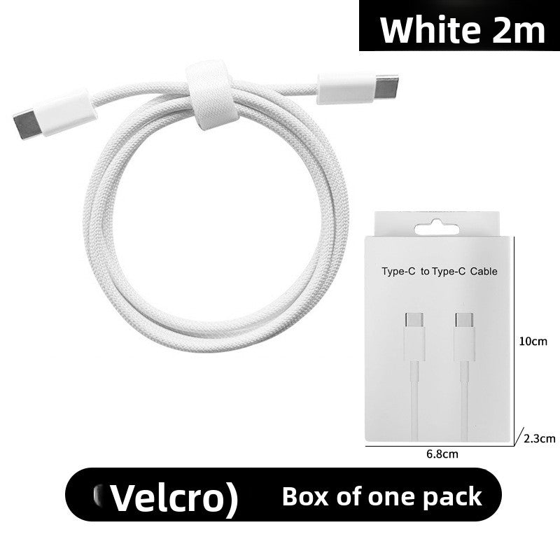 PD60W Fast Charging Cable - Type-C Braided for iPhone 16/15