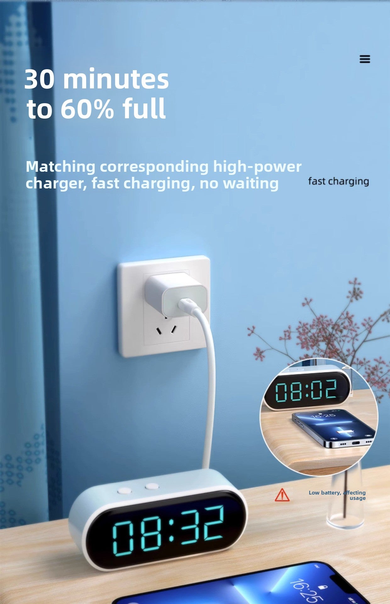 120W Fast Charging Cable for iPhone 14/13/12/11 Pro/XR