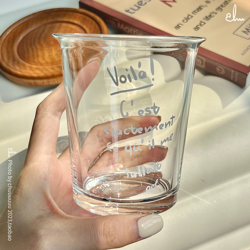 Thickened High Temp Resistant Feng Shui Glass Coffee Cup for Holiday Gifts