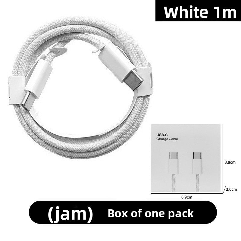 PD60W Fast Charging Cable - Type-C Braided for iPhone 16/15