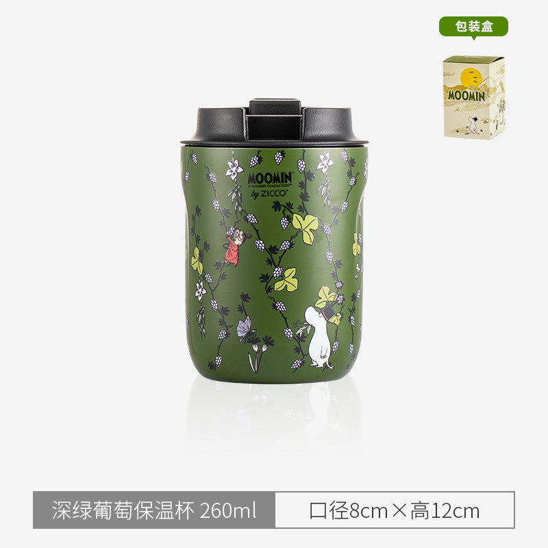 Finland Moomin Cute Portable Stainless Steel Kids Coffee Water Cup