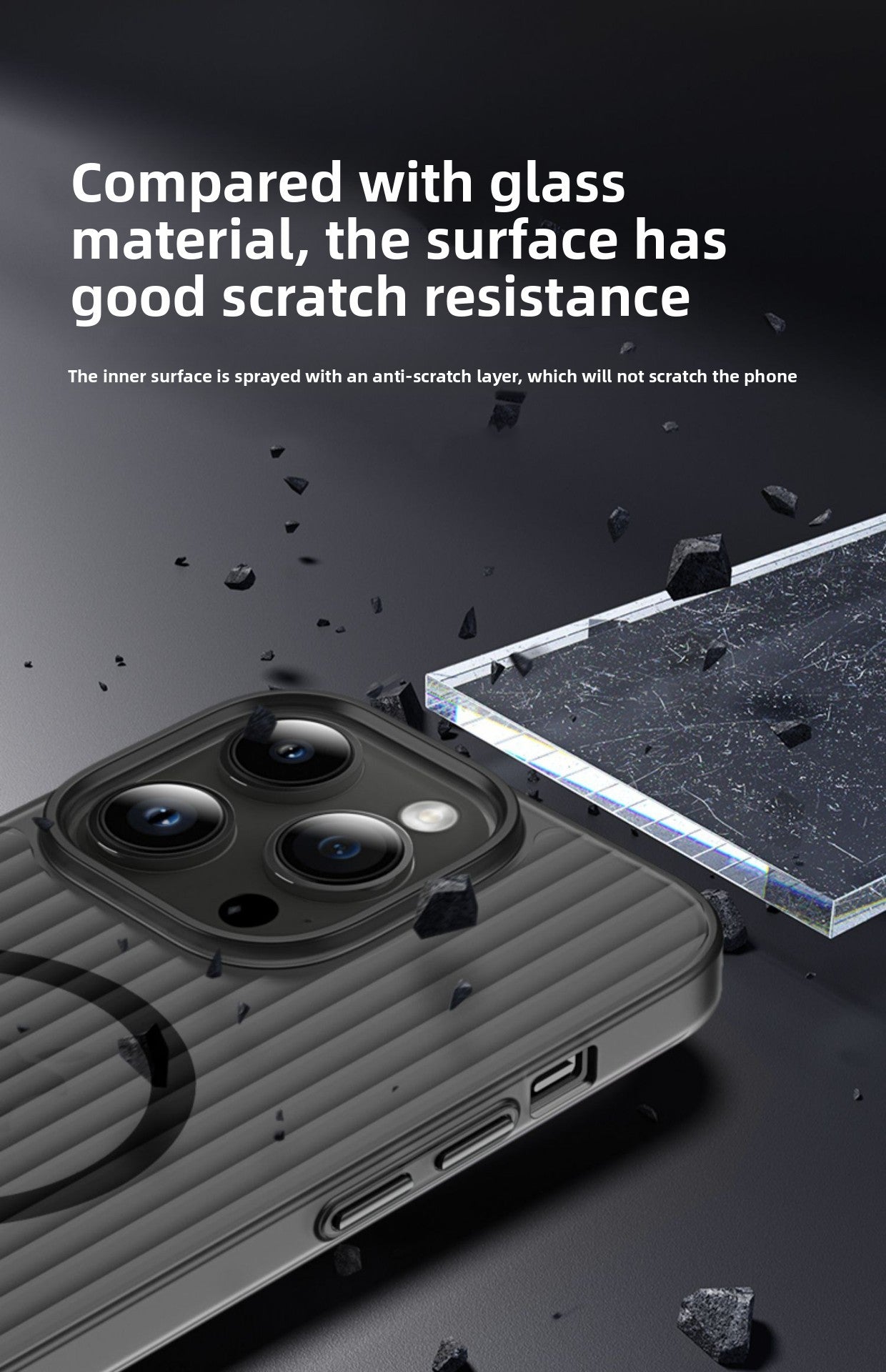 iPhone 17/16 Plus Magnetic Transparent Case - Shockproof