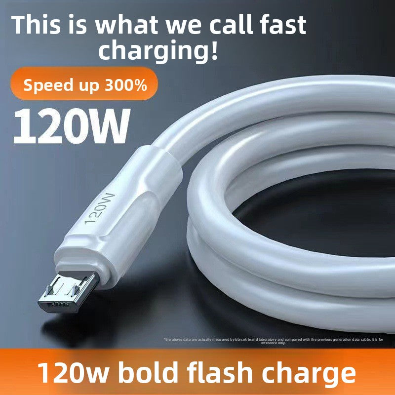 120W Fast Charging Cable for iPhone 14/13/12/11 Pro/XR