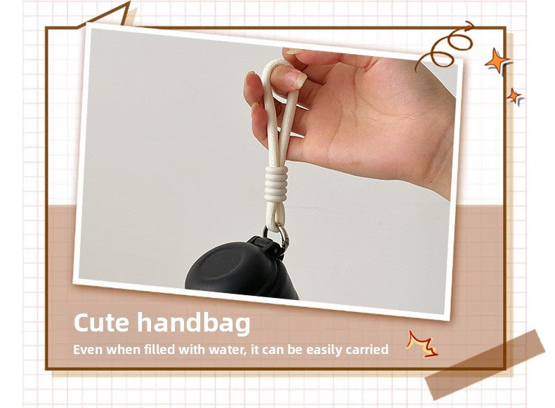 Cartoon Adorable 316 Stainless Steel Insulated Portable Cup with Pop-up Lid for Kids Travel Office