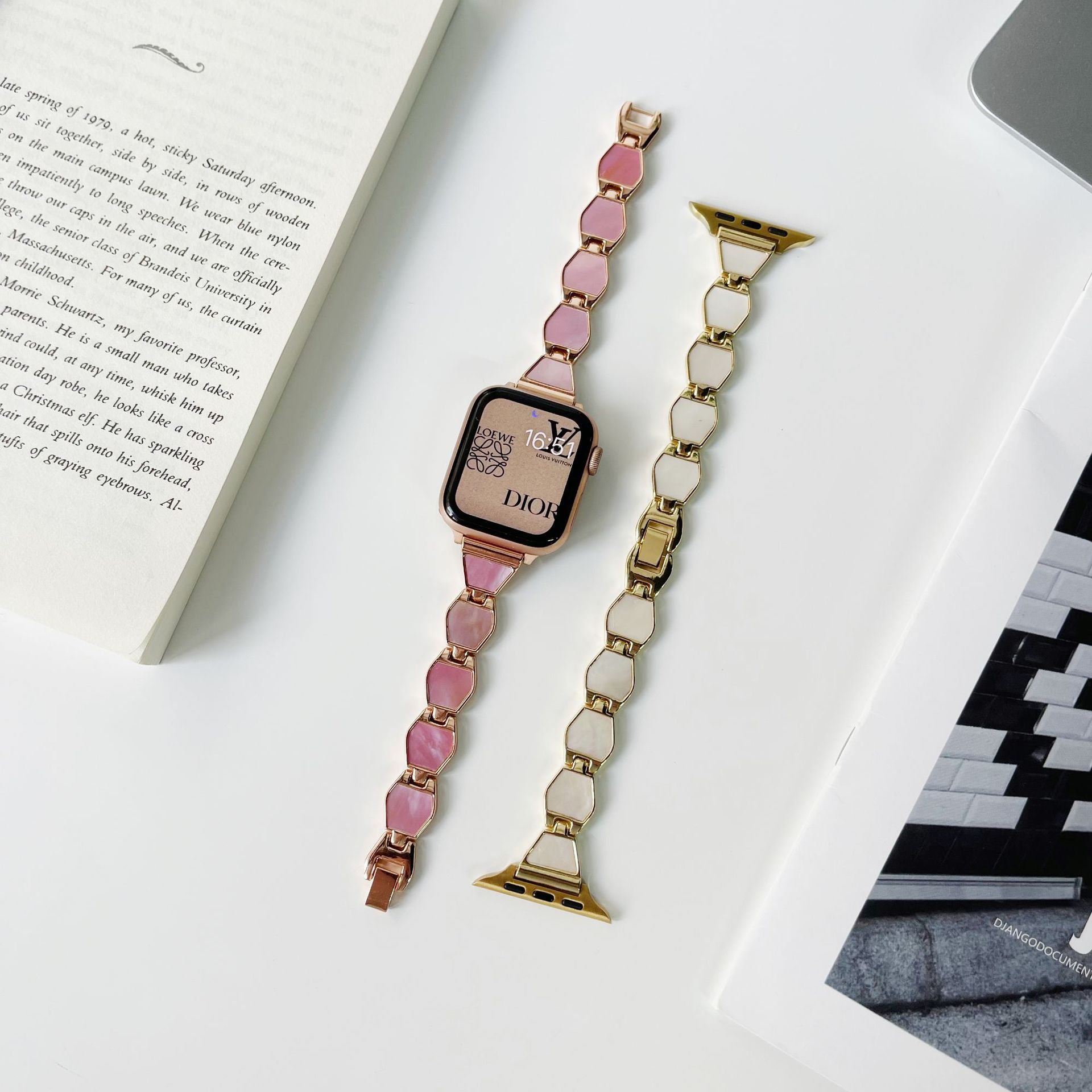 Hexagonal Metal Band Perfect for Apple Watch