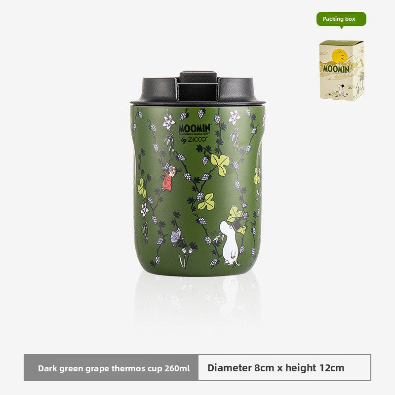 Finland Moomin Cute Portable Stainless Steel Kids Coffee Water Cup