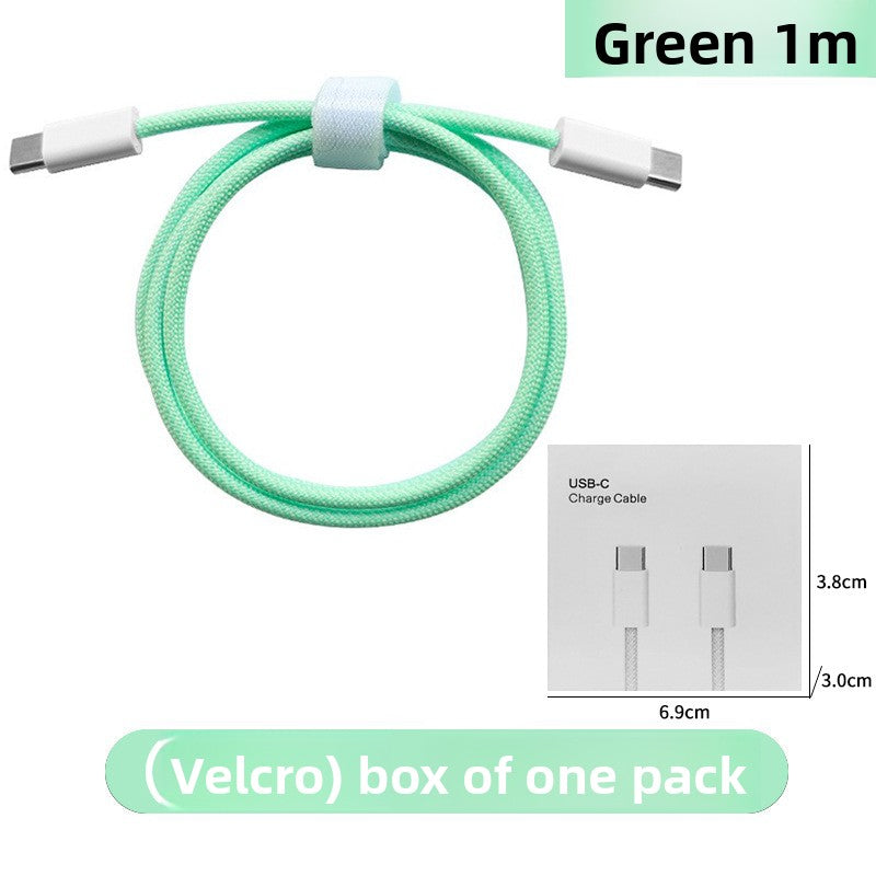 PD60W Fast Charging Cable - Type-C Braided for iPhone 16/15