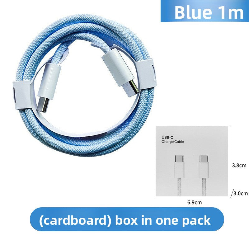 PD60W Fast Charging Cable - Type-C Braided for iPhone 16/15