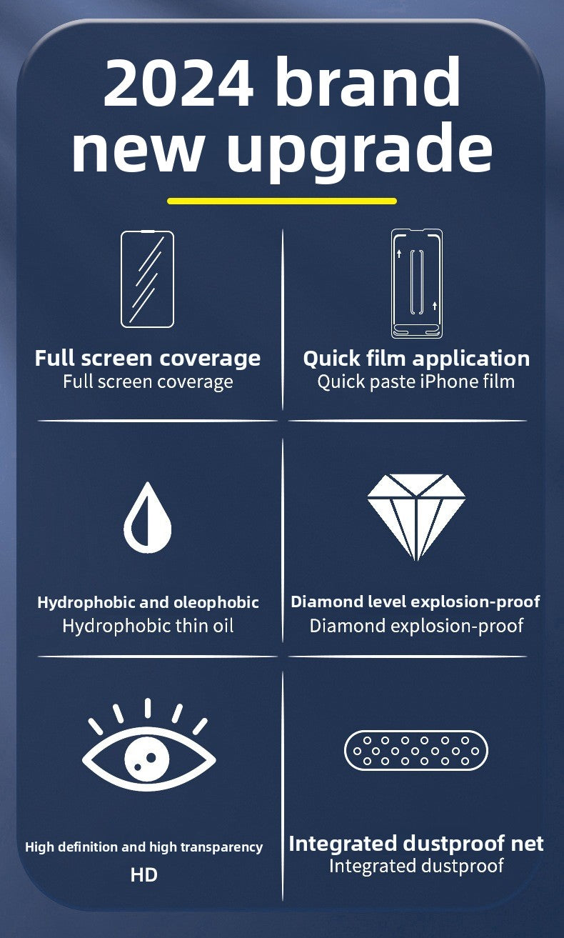 iPhone 17/16 Pro Max Tempered Glass - Privacy Anti-Peep Screen Protector