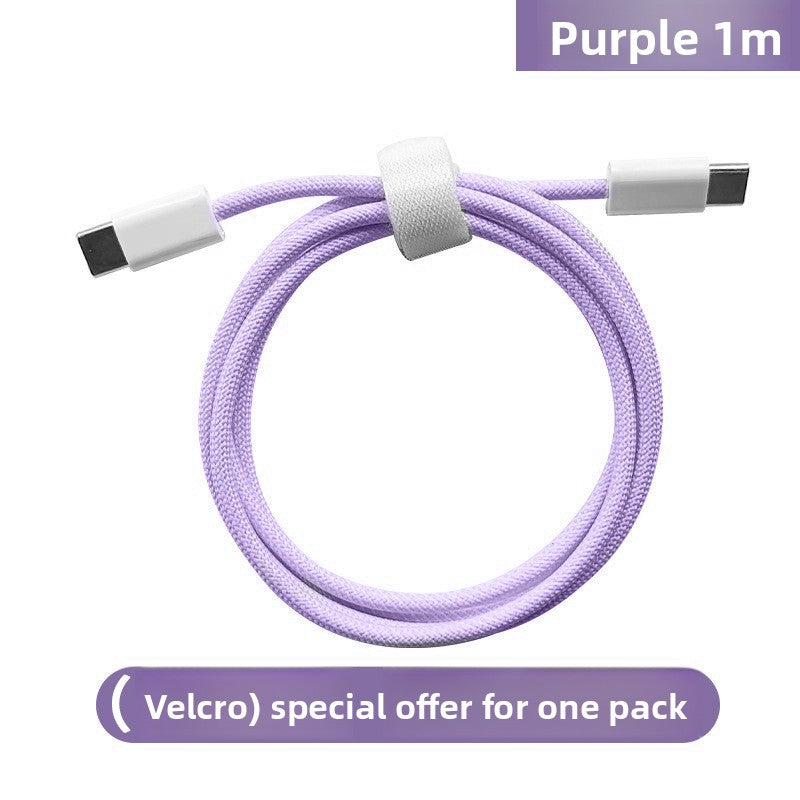 PD60W Fast Charging Cable - Type-C Braided for iPhone 16/15