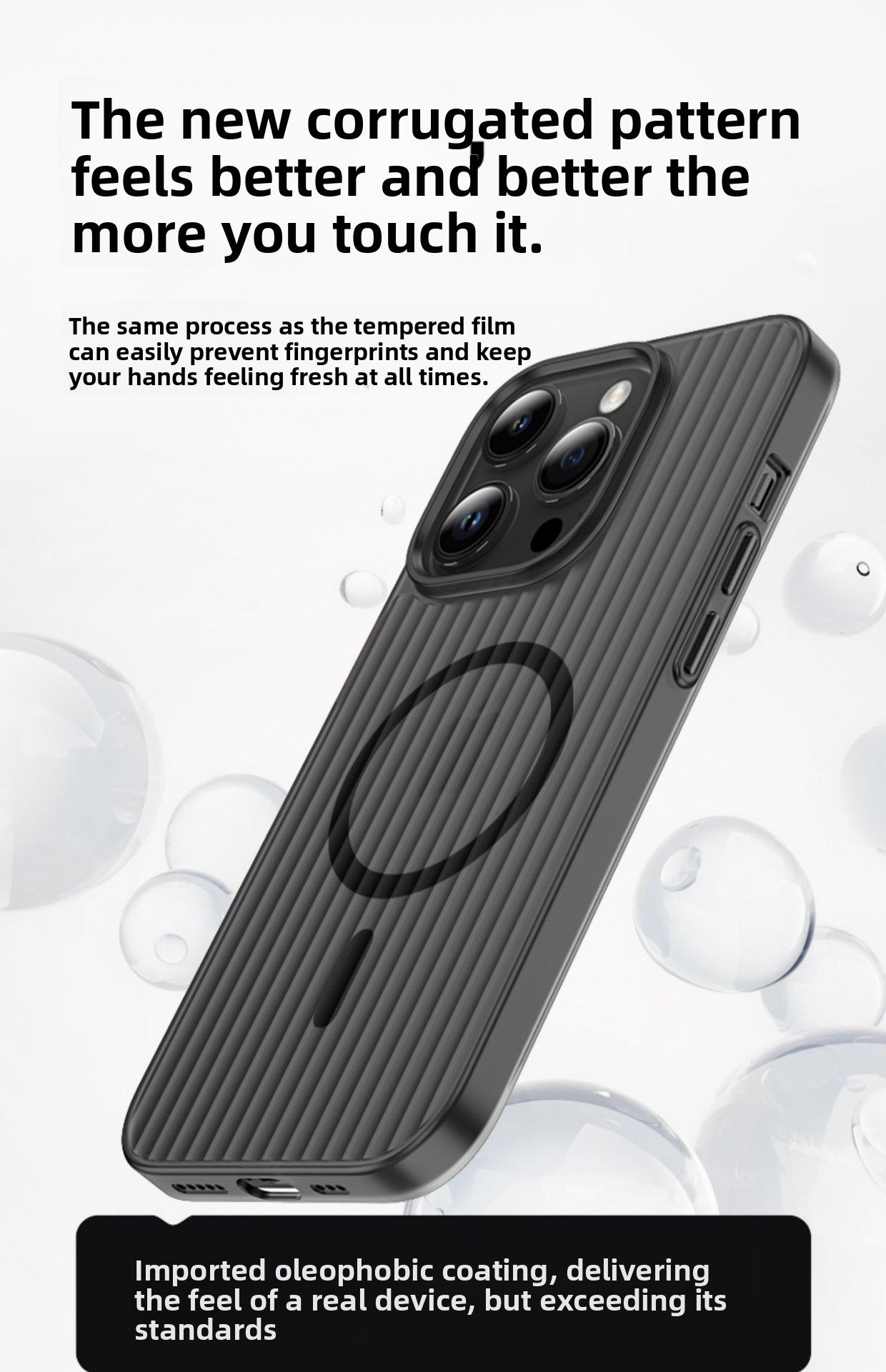 iPhone 17/16 Plus Magnetic Transparent Case - Shockproof