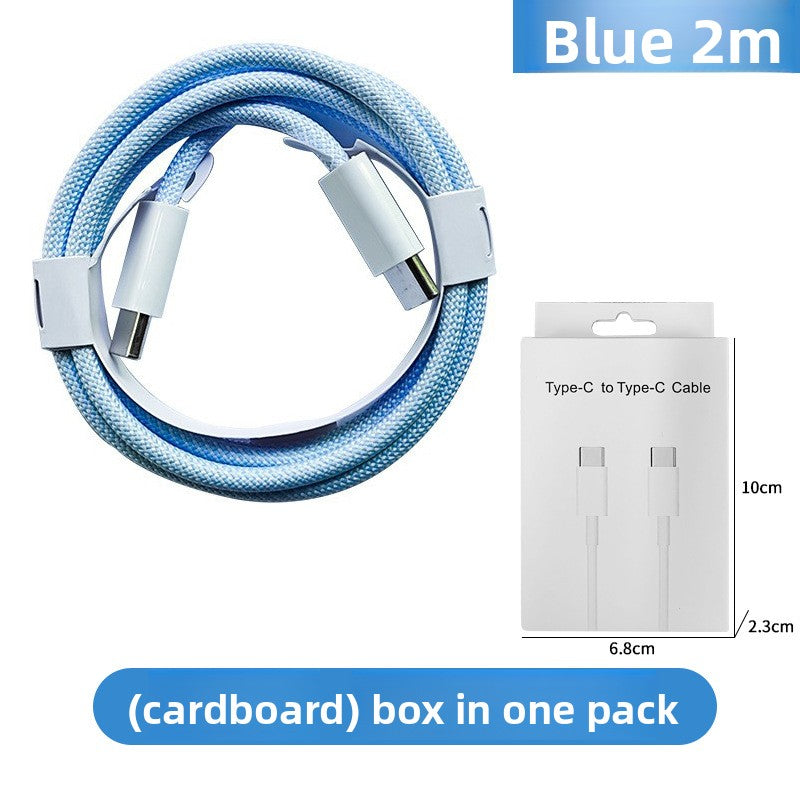 PD60W Fast Charging Cable - Type-C Braided for iPhone 16/15