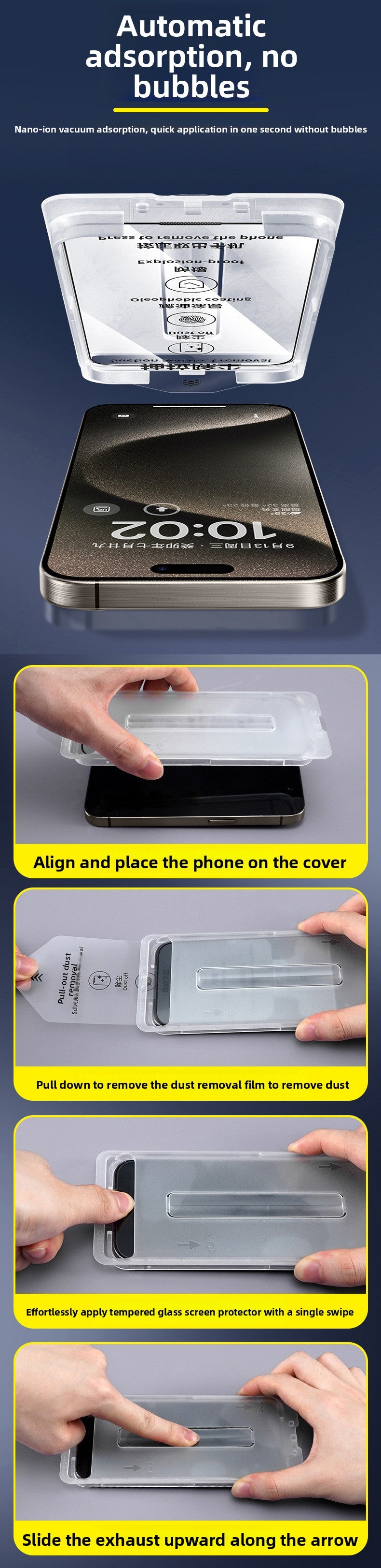 iPhone 17/16 Pro Max Tempered Glass - Privacy Anti-Peep Screen Protector