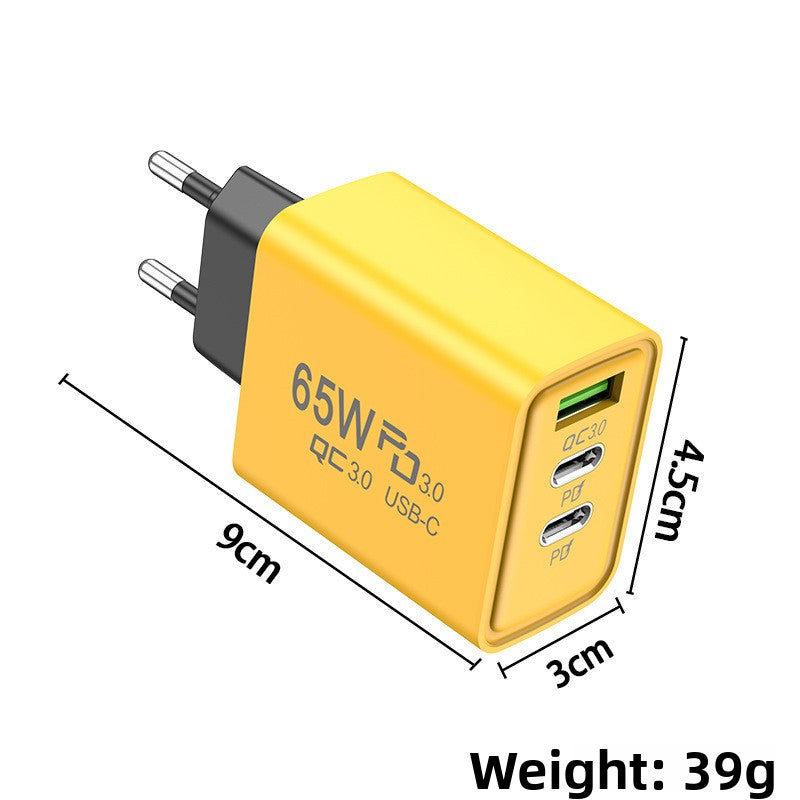 Apple Compatible 120W Multi-Port Charger US EU UK Dual Type-C Cross-Border Set