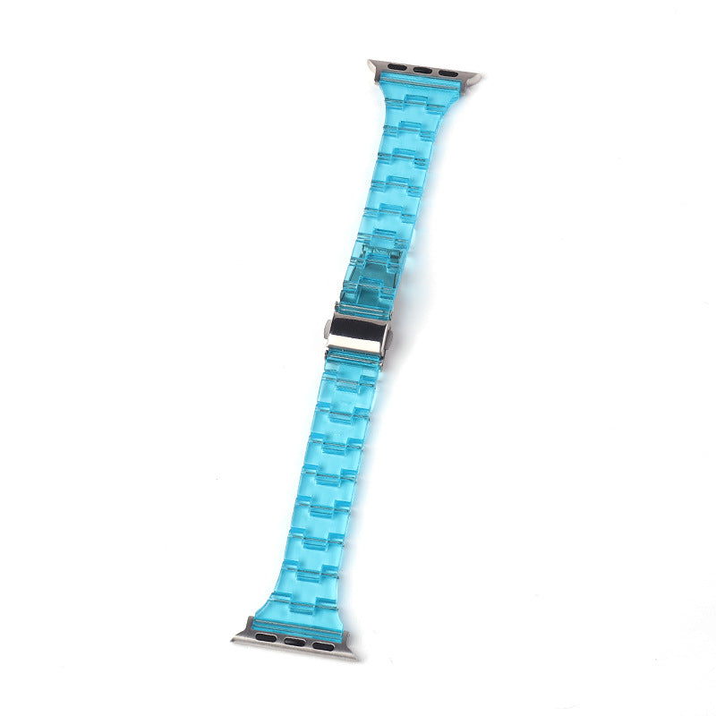 New Model Candy Rainbow Apple iWatch Resin Band for All Series