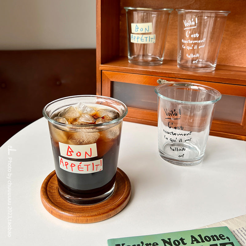 Thickened High Temp Resistant Feng Shui Glass Coffee Cup for Holiday Gifts