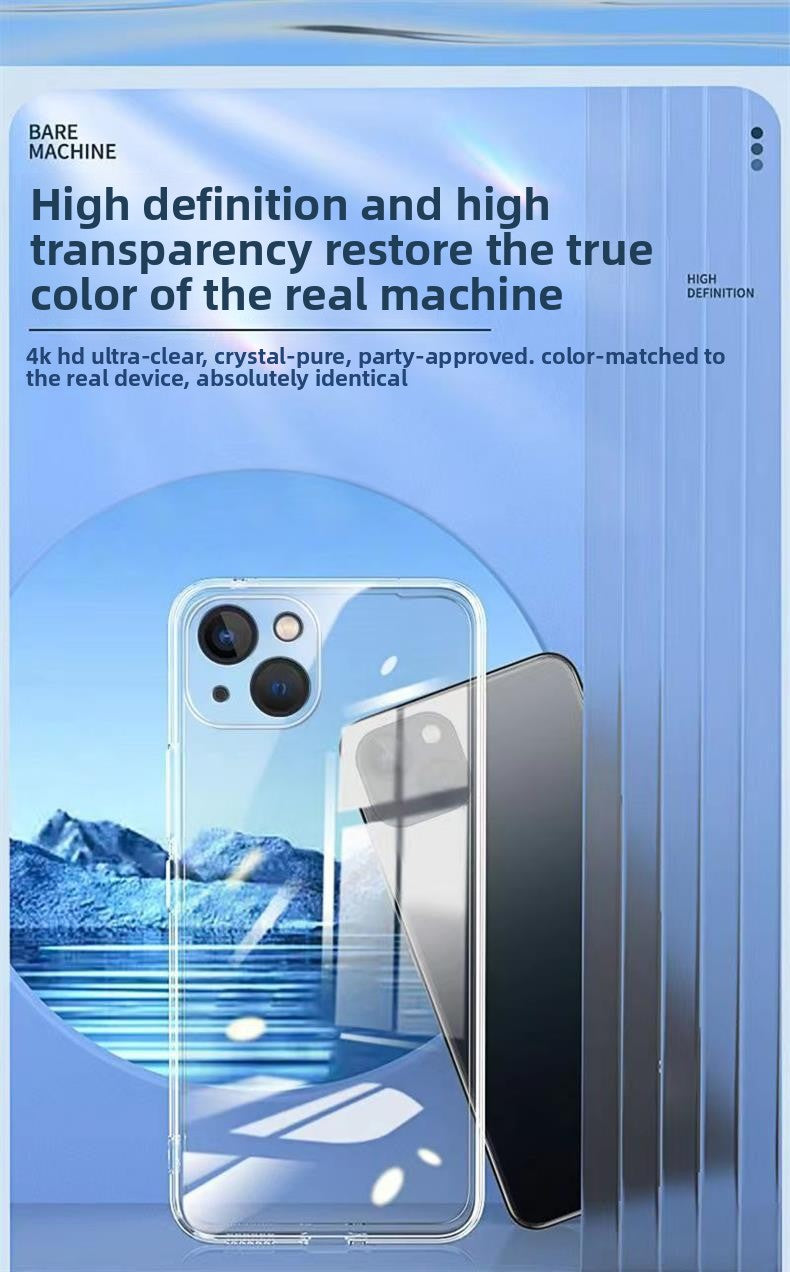 iPhone 13 Pro Max Transparent Case - Ultra-Thin Silicone Shockproof