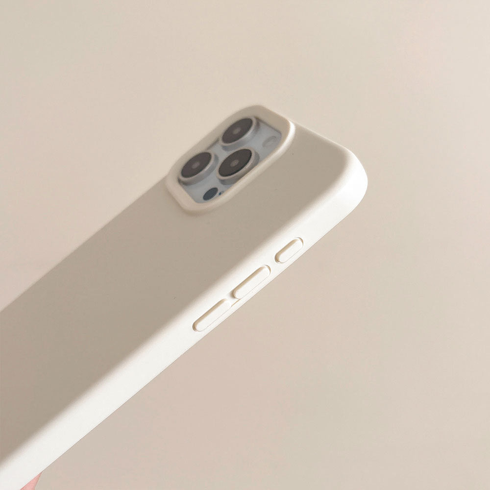 iPhone 17/15 Pro Silicone Case - Solid Color Skin Feel Shockproof