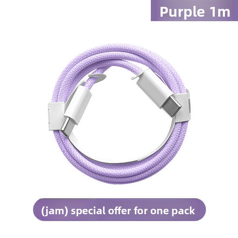 PD60W Fast Charging Cable - Type-C Braided for iPhone 16/15