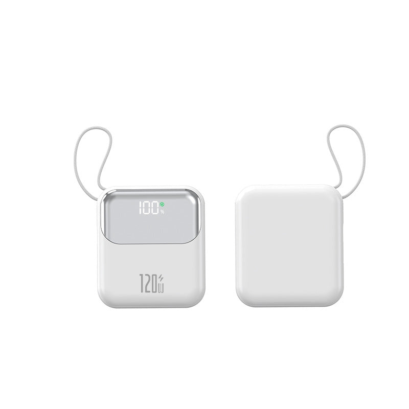 20000mAh Compact Power Bank - Built-in Cable Super Fast Charging
