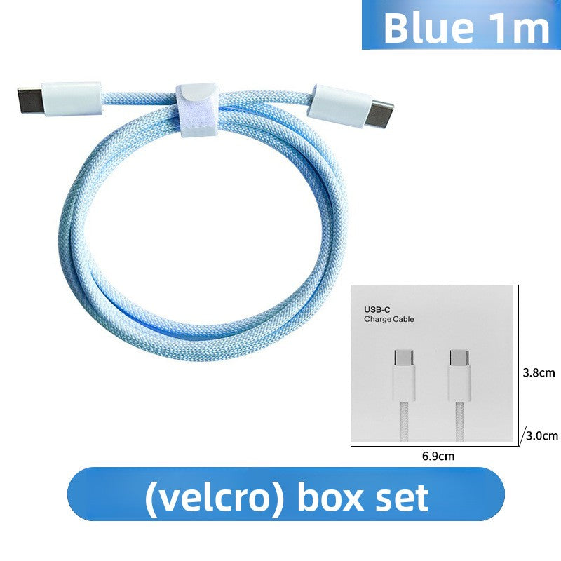 PD60W Fast Charging Cable - Type-C Braided for iPhone 16/15